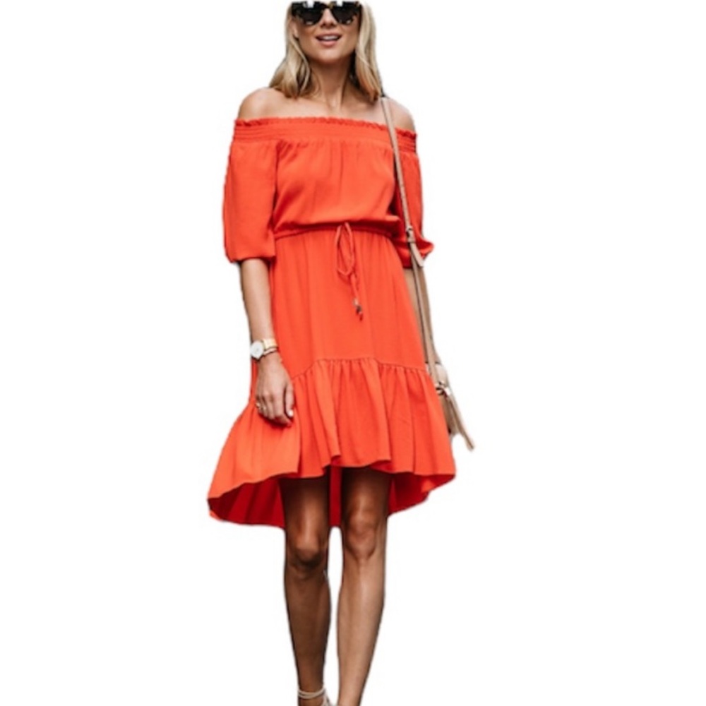 Vince Camuto off the shoulder dress